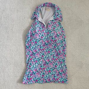 Lilly Pulitzer tank top, size XS, pink and blue print